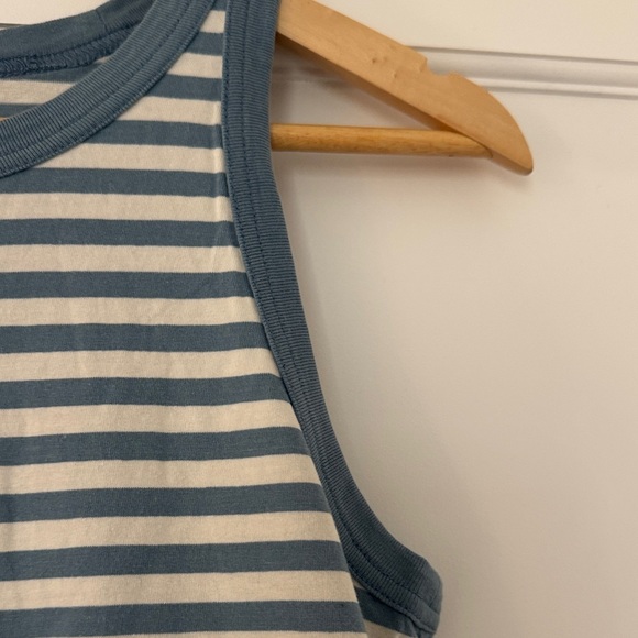 Everlane the tank in essential cotton spring lake and canvas stripe Medium - Picture 5 of 14
